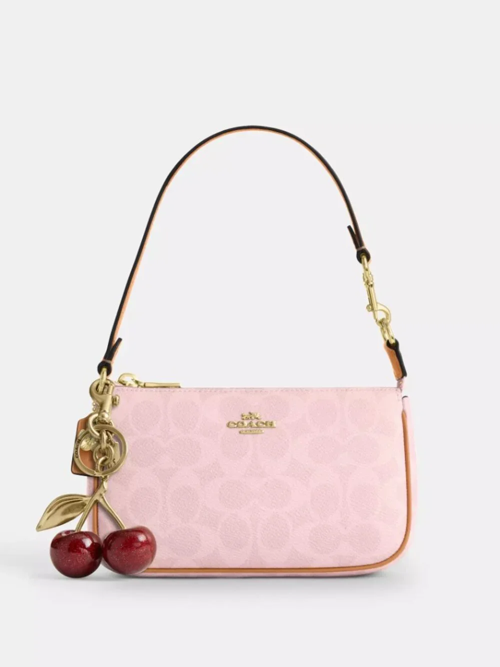 Coach Nolita 19 In Signature Canvas With Charms Powder Pink - Picture 8 of 10